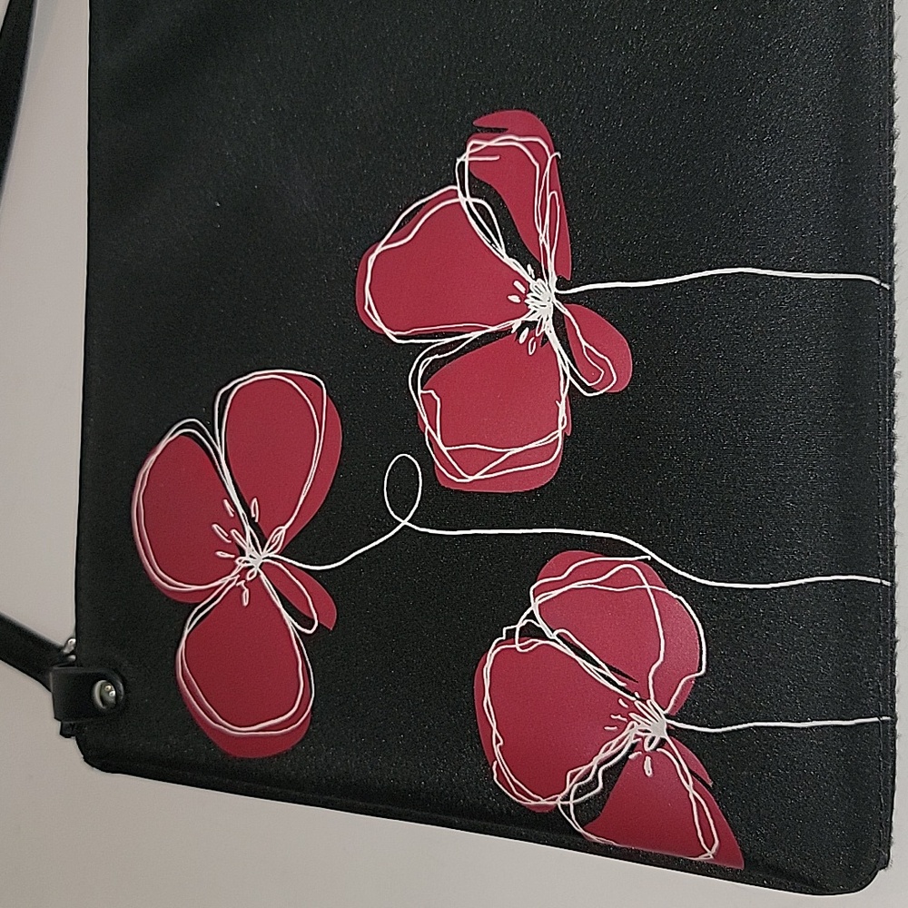 Allant Sofia Black Eclutch Padded Microfiber Lapt… - image 2